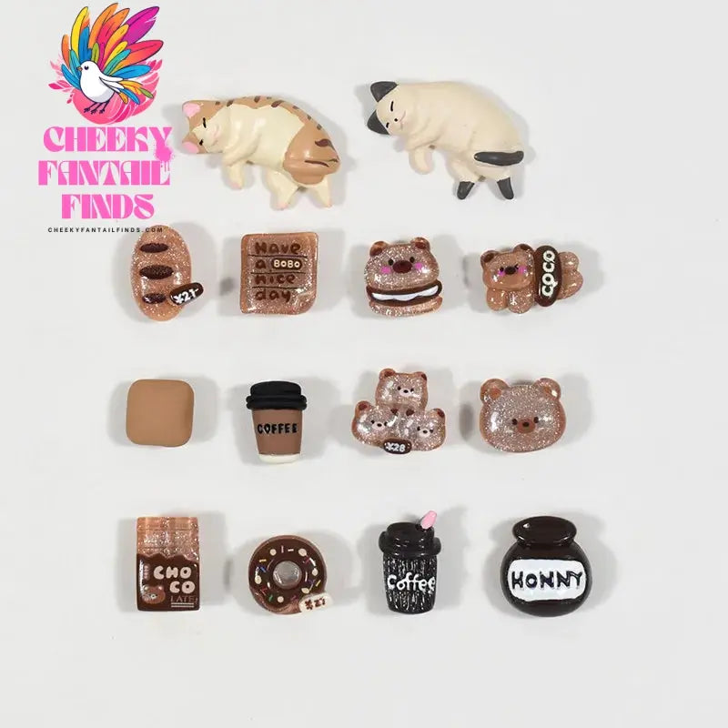 2024 New Cute 3D Cats Shoe Charms Designer DIY Stereo Shoe Decoration Clogs Hello Kids Women Girls Gifts Charm for Jibb Cheeky Fantail Finds