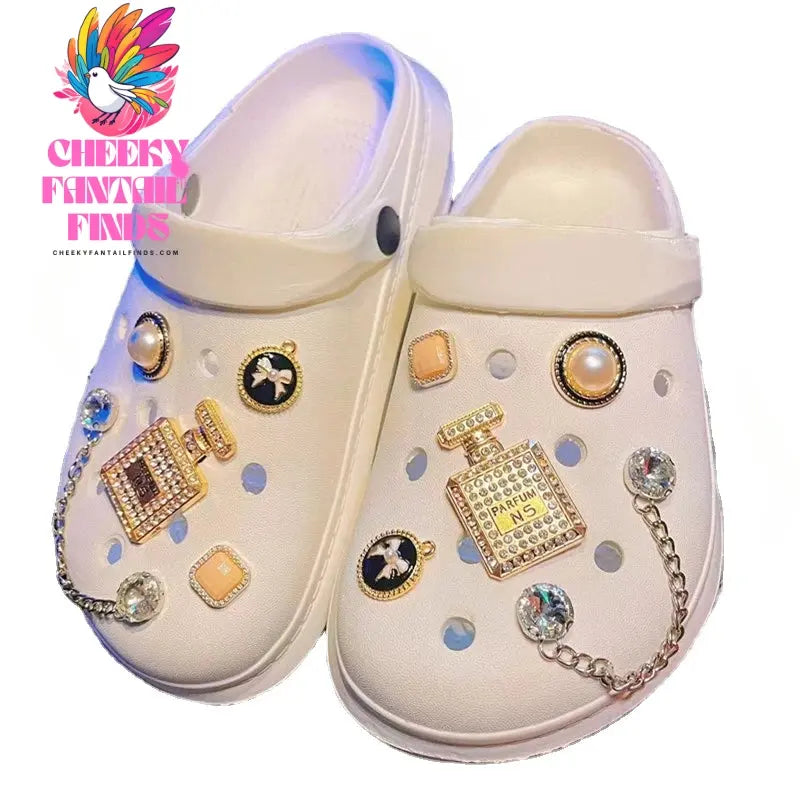 2024 New Shoe Charms for DIY Garden Shoe Set Accessories Decoration Buckle for Shoe Charm Accessories Kids Party Girls Gift Cheeky Fantail Finds