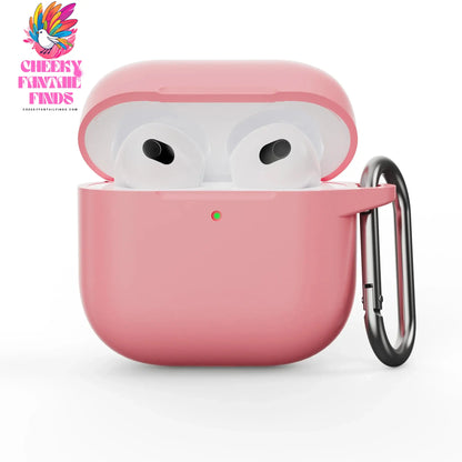 2024 Soft Silicone Earphone Case Suitable for Apple Airpods 4 Pro Pro 2 3 1&2 Solid Color Thickened Case Simple and Atmospheric Cheeky Fantail Finds