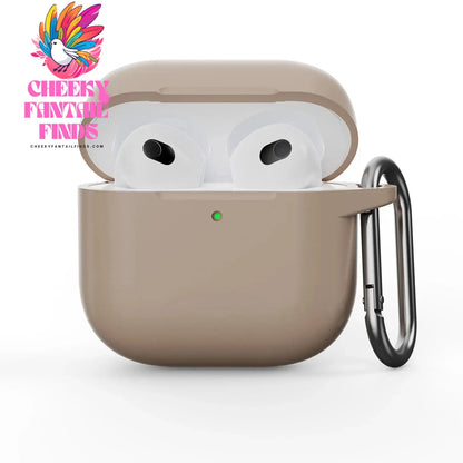2024 Soft Silicone Earphone Case Suitable for Apple Airpods 4 Pro Pro 2 3 1&2 Solid Color Thickened Case Simple and Atmospheric Cheeky Fantail Finds