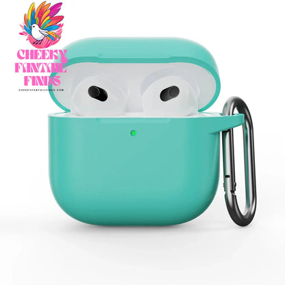 2024 Soft Silicone Earphone Case Suitable for Apple Airpods 4 Pro Pro 2 3 1&2 Solid Color Thickened Case Simple and Atmospheric Cheeky Fantail Finds