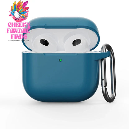 2024 Soft Silicone Earphone Case Suitable for Apple Airpods 4 Pro Pro 2 3 1&2 Solid Color Thickened Case Simple and Atmospheric Cheeky Fantail Finds