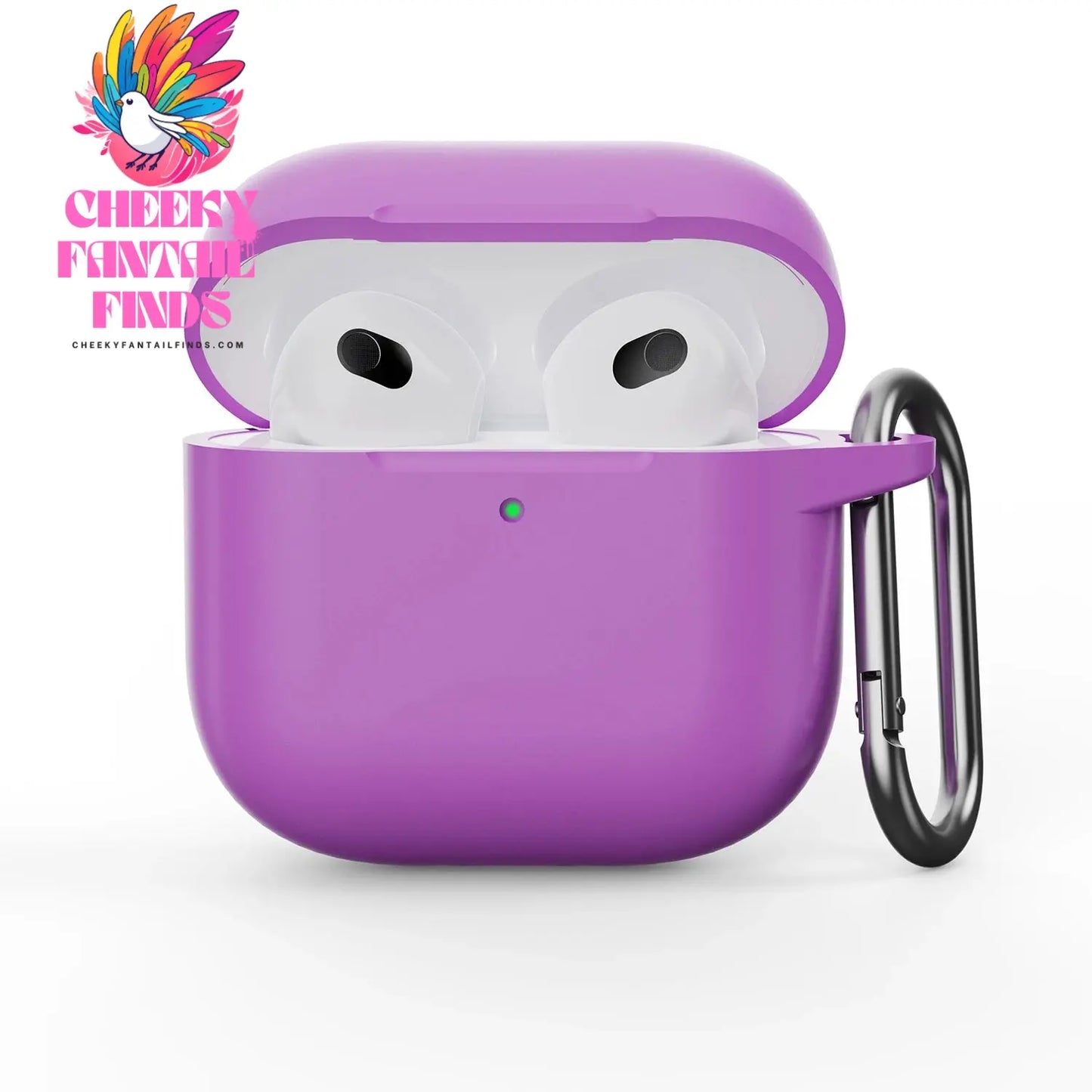 2024 Soft Silicone Earphone Case Suitable for Apple Airpods 4 Pro Pro 2 3 1&2 Solid Color Thickened Case Simple and Atmospheric Cheeky Fantail Finds
