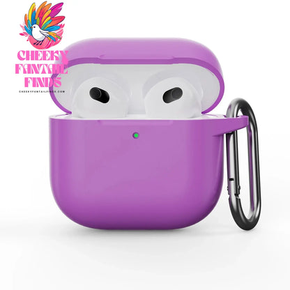 2024 Soft Silicone Earphone Case Suitable for Apple Airpods 4 Pro Pro 2 3 1&2 Solid Color Thickened Case Simple and Atmospheric Cheeky Fantail Finds