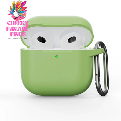 2024 Soft Silicone Earphone Case Suitable for Apple Airpods 4 Pro Pro 2 3 1&2 Solid Color Thickened Case Simple and Atmospheric Cheeky Fantail Finds