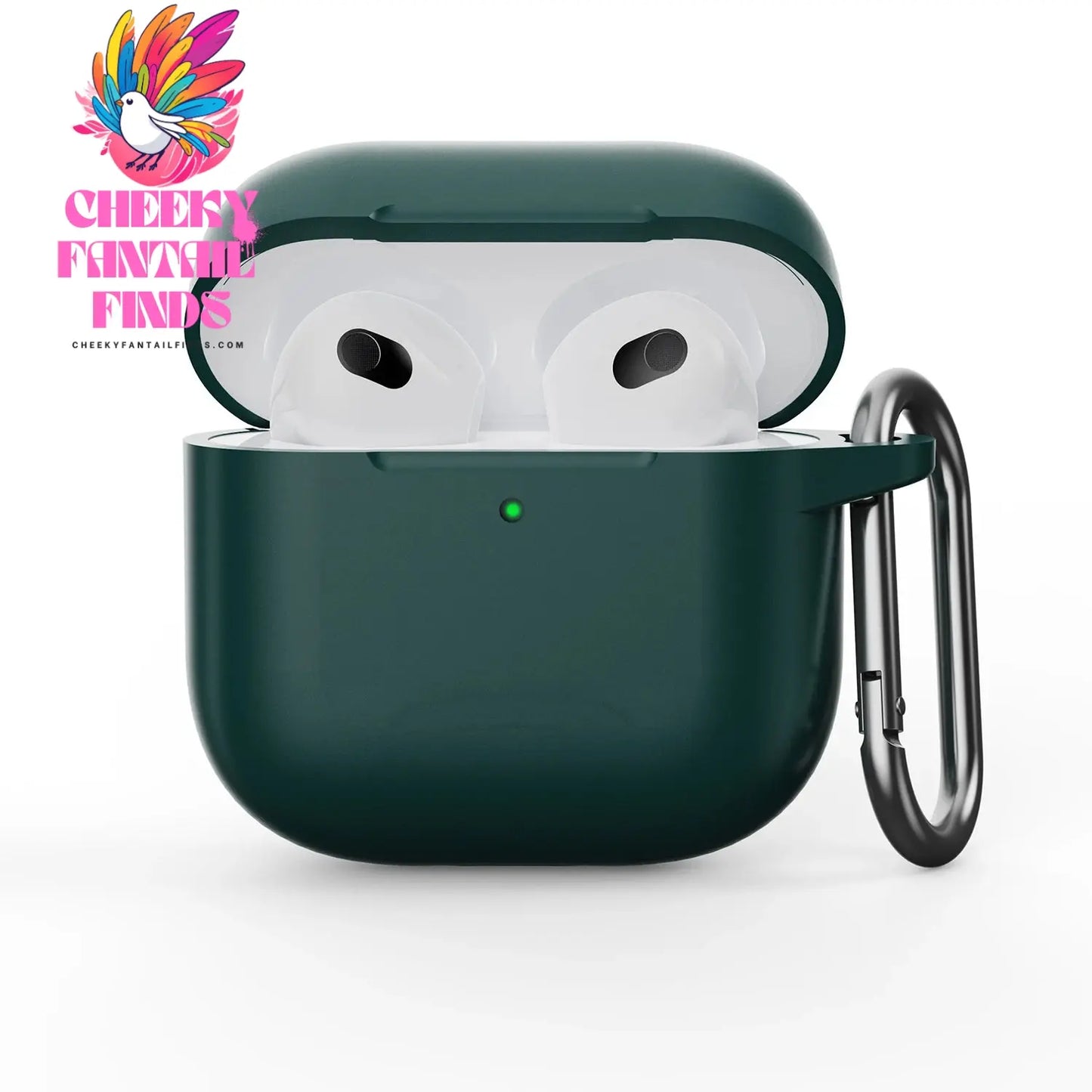 2024 Soft Silicone Earphone Case Suitable for Apple Airpods 4 Pro Pro 2 3 1&2 Solid Color Thickened Case Simple and Atmospheric Cheeky Fantail Finds