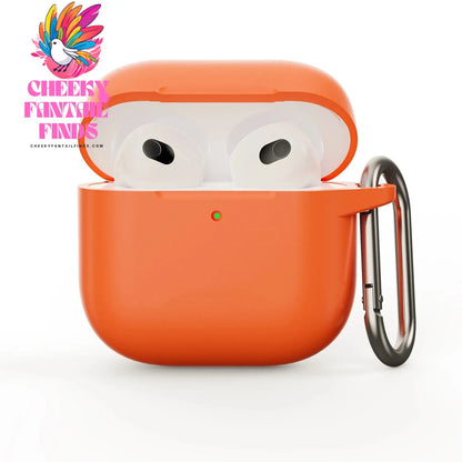 2024 Soft Silicone Earphone Case Suitable for Apple Airpods 4 Pro Pro 2 3 1&2 Solid Color Thickened Case Simple and Atmospheric Cheeky Fantail Finds