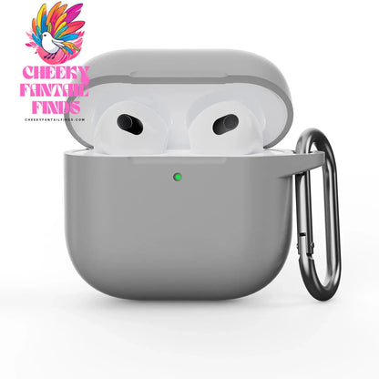 2024 Soft Silicone Earphone Case Suitable for Apple Airpods 4 Pro Pro 2 3 1&2 Solid Color Thickened Case Simple and Atmospheric Cheeky Fantail Finds