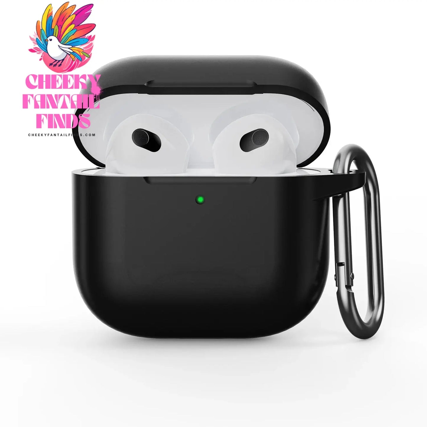 2024 Soft Silicone Earphone Case Suitable for Apple Airpods 4 Pro Pro 2 3 1&2 Solid Color Thickened Case Simple and Atmospheric Cheeky Fantail Finds