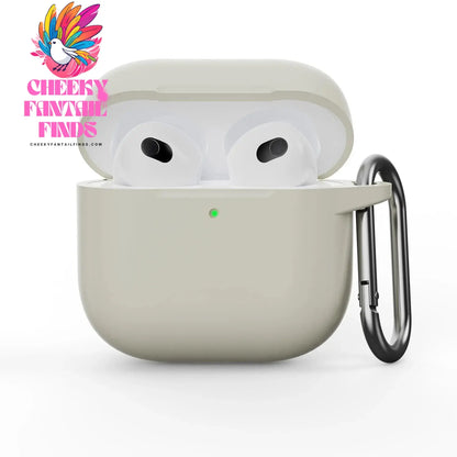 2024 Soft Silicone Earphone Case Suitable for Apple Airpods 4 Pro Pro 2 3 1&2 Solid Color Thickened Case Simple and Atmospheric Cheeky Fantail Finds