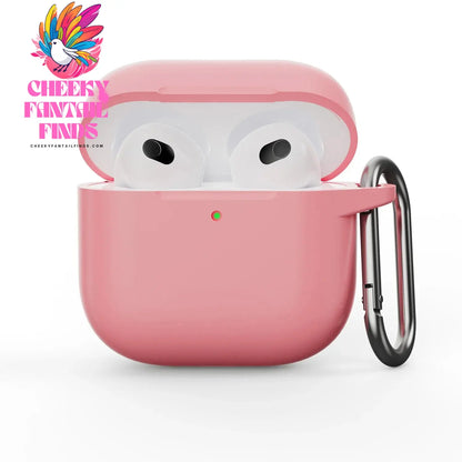 2024 Soft Silicone Earphone Case Suitable for Apple Airpods 4 Pro Pro 2 3 1&2 Solid Color Thickened Case Simple and Atmospheric Cheeky Fantail Finds
