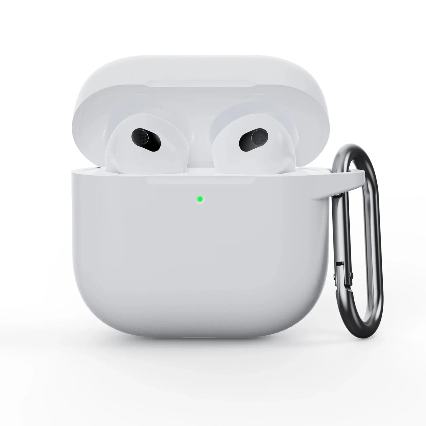 2024 Soft Silicone Earphone Case Suitable for Apple Airpods 4 Pro Pro 2 3 1&2 Solid Color Thickened Case Simple and Atmospheric Cheeky Fantail Finds