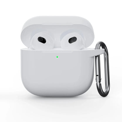 2024 Soft Silicone Earphone Case Suitable for Apple Airpods 4 Pro Pro 2 3 1&2 Solid Color Thickened Case Simple and Atmospheric Cheeky Fantail Finds