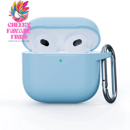 2024 Soft Silicone Earphone Case Suitable for Apple Airpods 4 Pro Pro 2 3 1&2 Solid Color Thickened Case Simple and Atmospheric Cheeky Fantail Finds