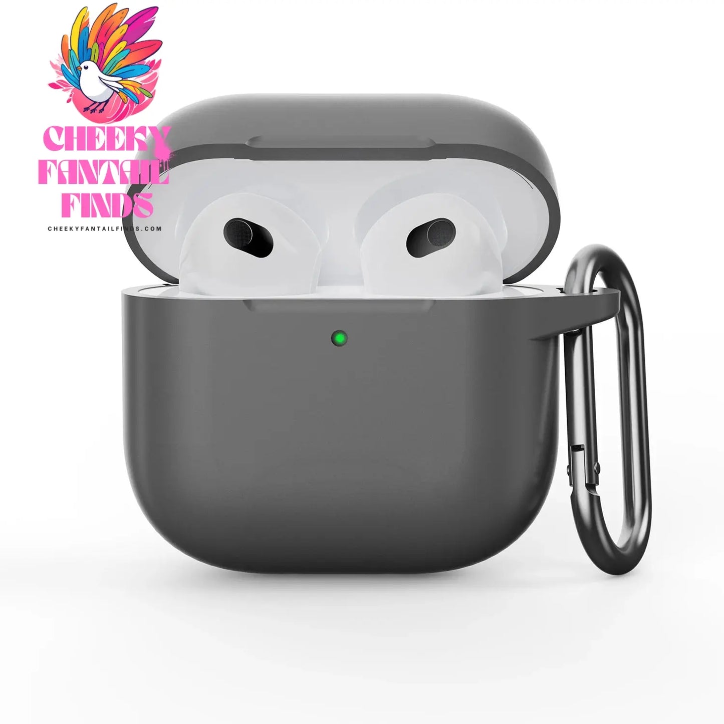 2024 Soft Silicone Earphone Case Suitable for Apple Airpods 4 Pro Pro 2 3 1&2 Solid Color Thickened Case Simple and Atmospheric Cheeky Fantail Finds