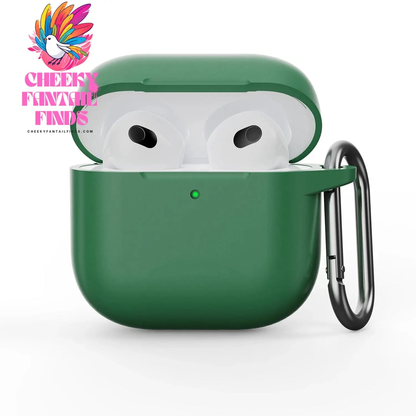 2024 Soft Silicone Earphone Case Suitable for Apple Airpods 4 Pro Pro 2 3 1&2 Solid Color Thickened Case Simple and Atmospheric Cheeky Fantail Finds