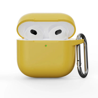 2024 Soft Silicone Earphone Case Suitable for Apple Airpods 4 Pro Pro 2 3 1&2 Solid Color Thickened Case Simple and Atmospheric Cheeky Fantail Finds