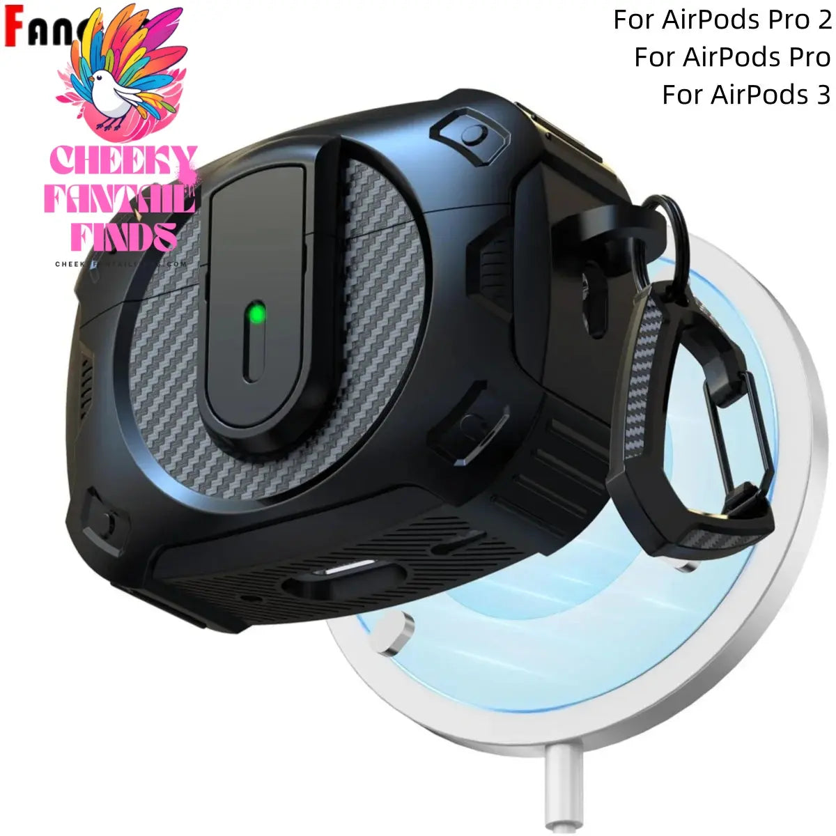 2024 new for AirPods Pro 2 protective Case space-themed protective Cover Compatible Tpcy-c interface For Airpods Pro 2 1 Case Cheeky Fantail Finds