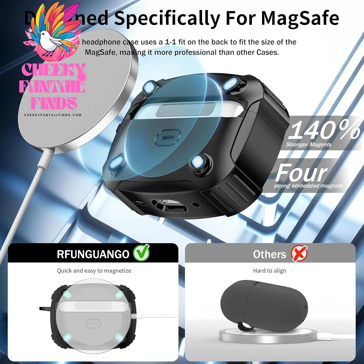 2024 new for AirPods Pro 2 protective Case space-themed protective Cover Compatible Tpcy-c interface For Airpods Pro 2 1 Case Cheeky Fantail Finds