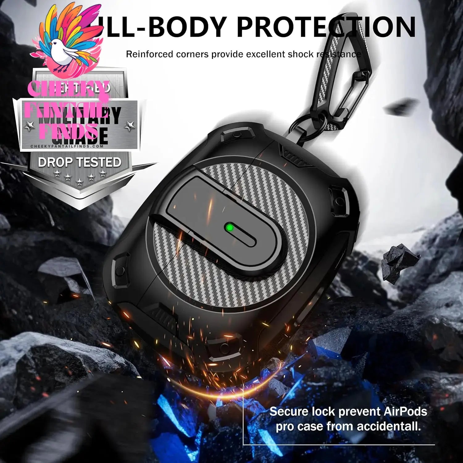 2024 new for AirPods Pro 2 protective Case space-themed protective Cover Compatible Tpcy-c interface For Airpods Pro 2 1 Case Cheeky Fantail Finds