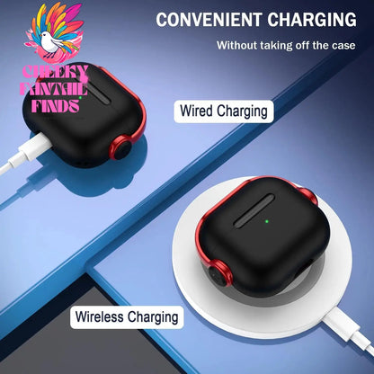 2025 New For Airpods 4 Generation Case with Secure Lock Music Earphone Protector Cover with Cleaning Kit For Apple AirPod 4 Case Cheeky Fantail Finds