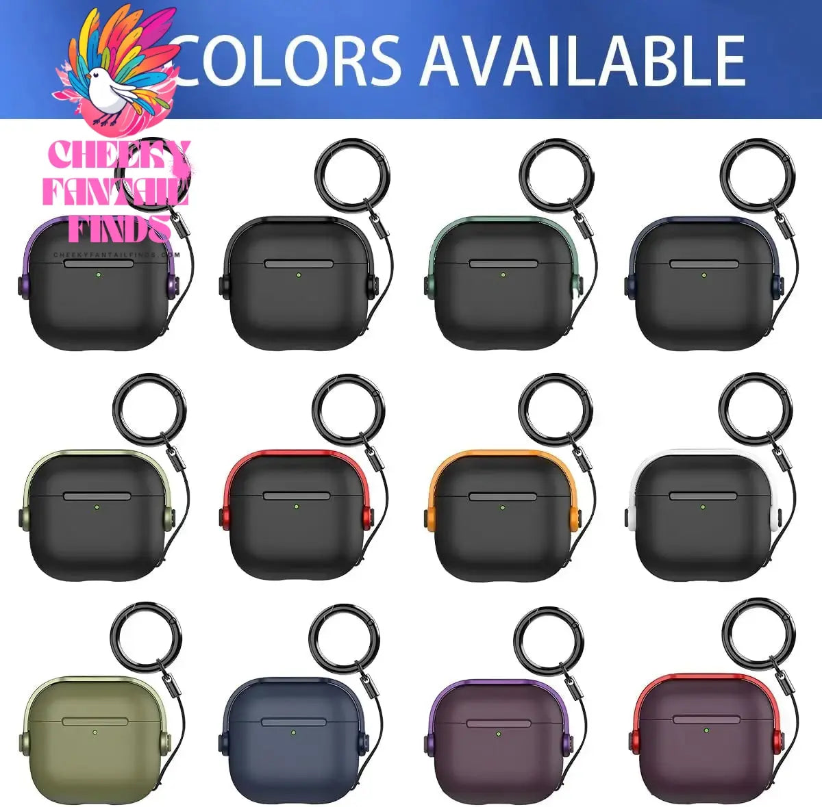 2025 New For Airpods 4 Generation Case with Secure Lock Music Earphone Protector Cover with Cleaning Kit For Apple AirPod 4 Case Cheeky Fantail Finds