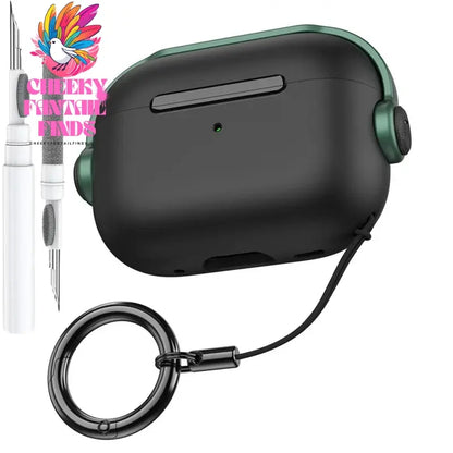 2025 New For Airpods 4 Generation Case with Secure Lock Music Earphone Protector Cover with Cleaning Kit For Apple AirPod 4 Case Cheeky Fantail Finds
