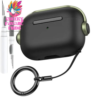 2025 New For Airpods 4 Generation Case with Secure Lock Music Earphone Protector Cover with Cleaning Kit For Apple AirPod 4 Case Cheeky Fantail Finds