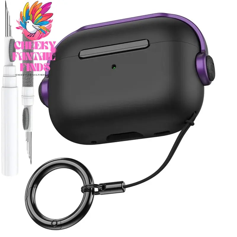 2025 New For Airpods 4 Generation Case with Secure Lock Music Earphone Protector Cover with Cleaning Kit For Apple AirPod 4 Case Cheeky Fantail Finds