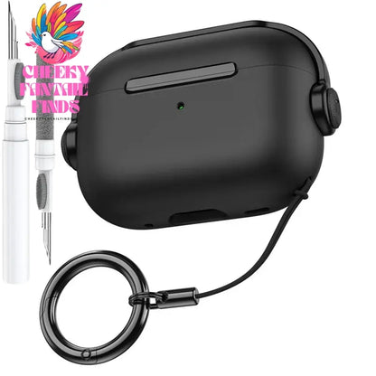 2025 New For Airpods 4 Generation Case with Secure Lock Music Earphone Protector Cover with Cleaning Kit For Apple AirPod 4 Case Cheeky Fantail Finds