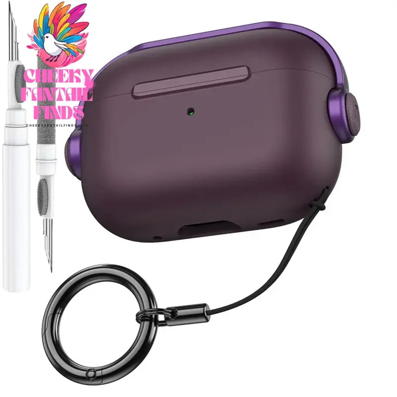 2025 New For Airpods 4 Generation Case with Secure Lock Music Earphone Protector Cover with Cleaning Kit For Apple AirPod 4 Case Cheeky Fantail Finds