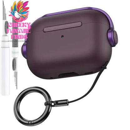 2025 New For Airpods 4 Generation Case with Secure Lock Music Earphone Protector Cover with Cleaning Kit For Apple AirPod 4 Case Cheeky Fantail Finds
