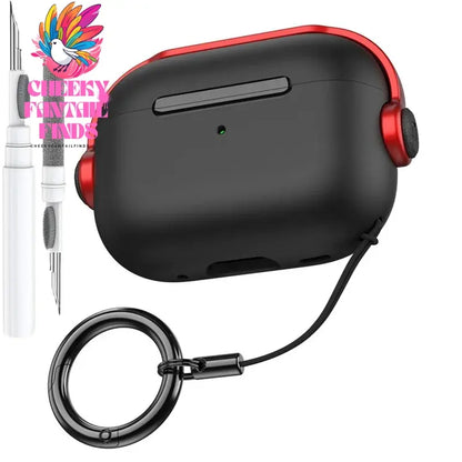 2025 New For Airpods 4 Generation Case with Secure Lock Music Earphone Protector Cover with Cleaning Kit For Apple AirPod 4 Case Cheeky Fantail Finds