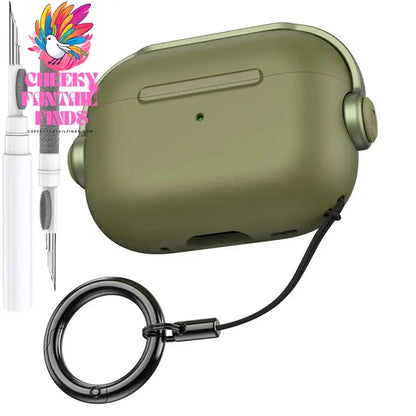 2025 New For Airpods 4 Generation Case with Secure Lock Music Earphone Protector Cover with Cleaning Kit For Apple AirPod 4 Case Cheeky Fantail Finds