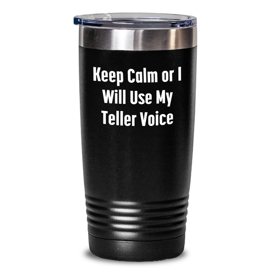 Teller Humor Funny Gifts from Men for Teller Dad Father's Day Unique Tumbler - Main