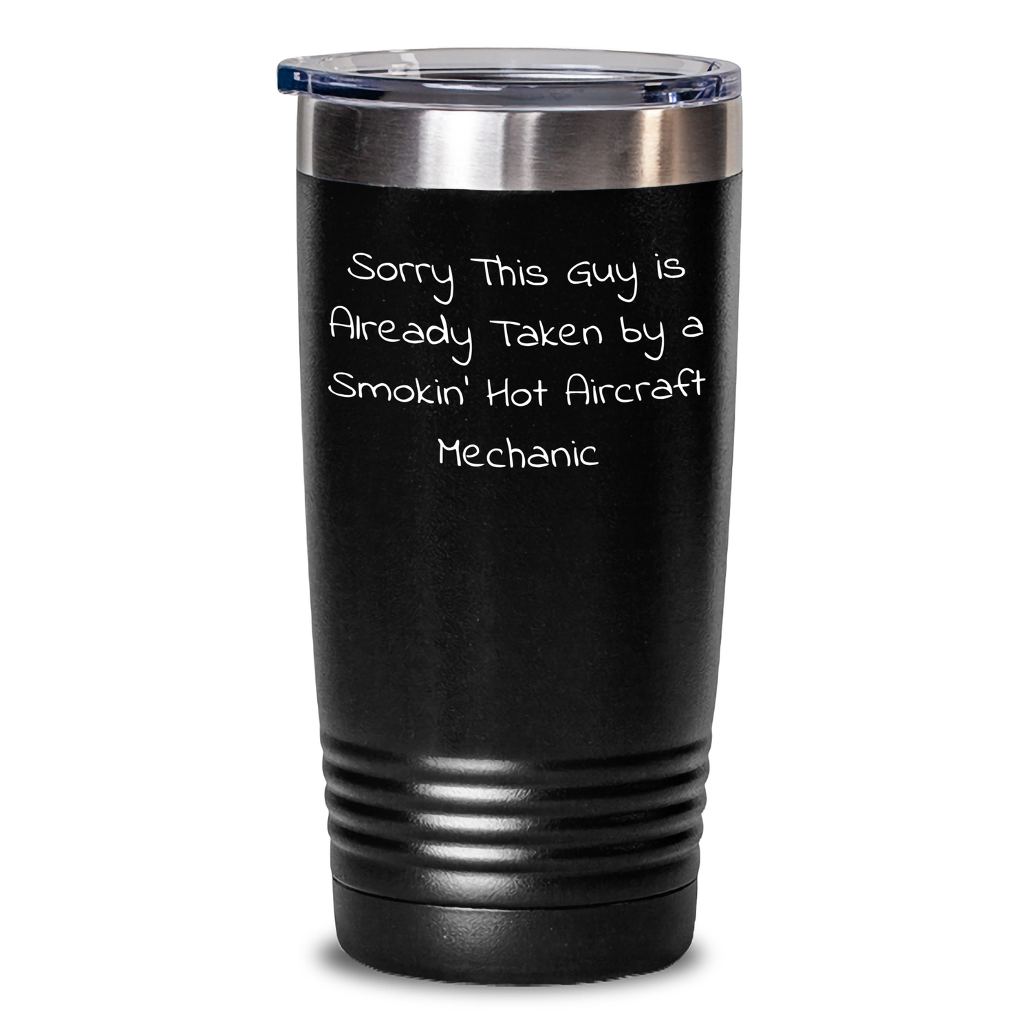Aircraft Mechanic Humor Gifts - Sorry This Guy Is Already Taken Tumbler for Father's Day, Gifts from Friends, Unique Gifts for Aircraft Mechanic Men, Gifts for Men - Main