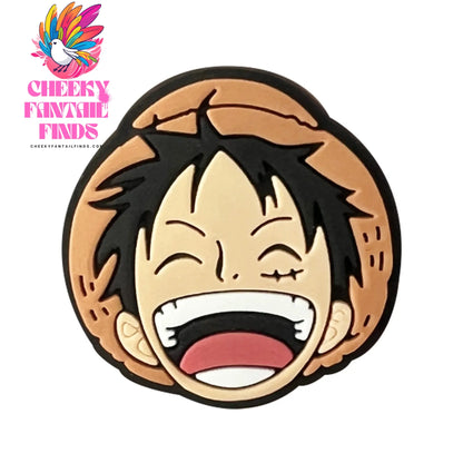 20pcs Cartoon One Piece Luffy Shoe Buckle Charms Fashion Boys Girls Sandals Shoes Decoration Fit Birthday Gift - Cheeky Fantail Finds