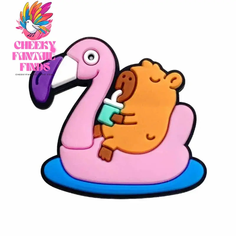 20pcs Cute Capybara Series Shoe Charms Set For Clogs Bogg Bag Bubble Slides Sandals, PVC Shoe Decorations Beach Bag Accessories Cheeky Fantail Finds