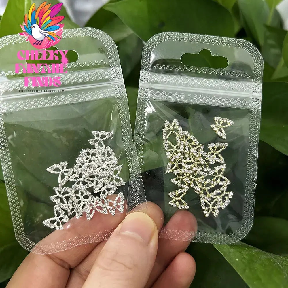20pcs/bag 3D Cherry Nail Charms Red & Pink Cherry Nail Rhinestone Nail Gems Nail Glitter Stud Fruit Nail Slices for Nail Jewelry Cheeky Fantail Finds