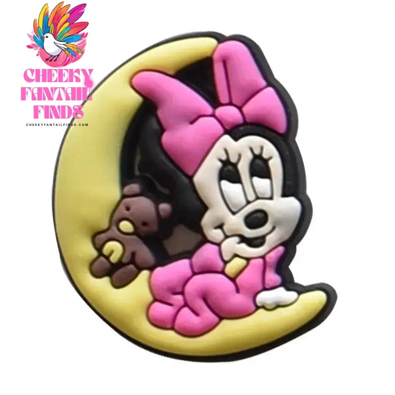21Pcs Mickey Minne Shoe Buckle Accessories DIY Cartoon Animals Shoes Decoration for Kids Charms Kids Party Gift Cheeky Fantail Finds