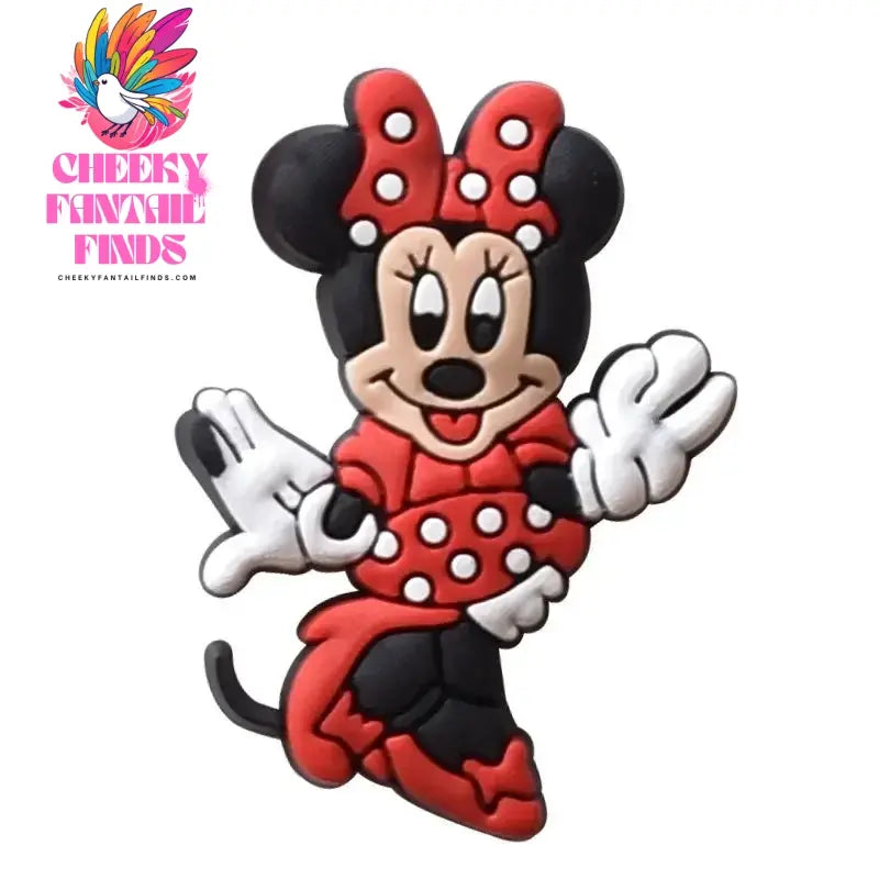 21Pcs Mickey Minne Shoe Buckle Accessories DIY Cartoon Animals Shoes Decoration for Kids Charms Kids Party Gift Cheeky Fantail Finds