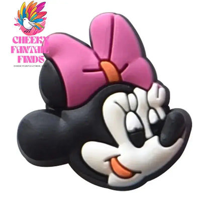 21Pcs Mickey Minne Shoe Buckle Accessories DIY Cartoon Animals Shoes Decoration for Kids Charms Kids Party Gift Cheeky Fantail Finds