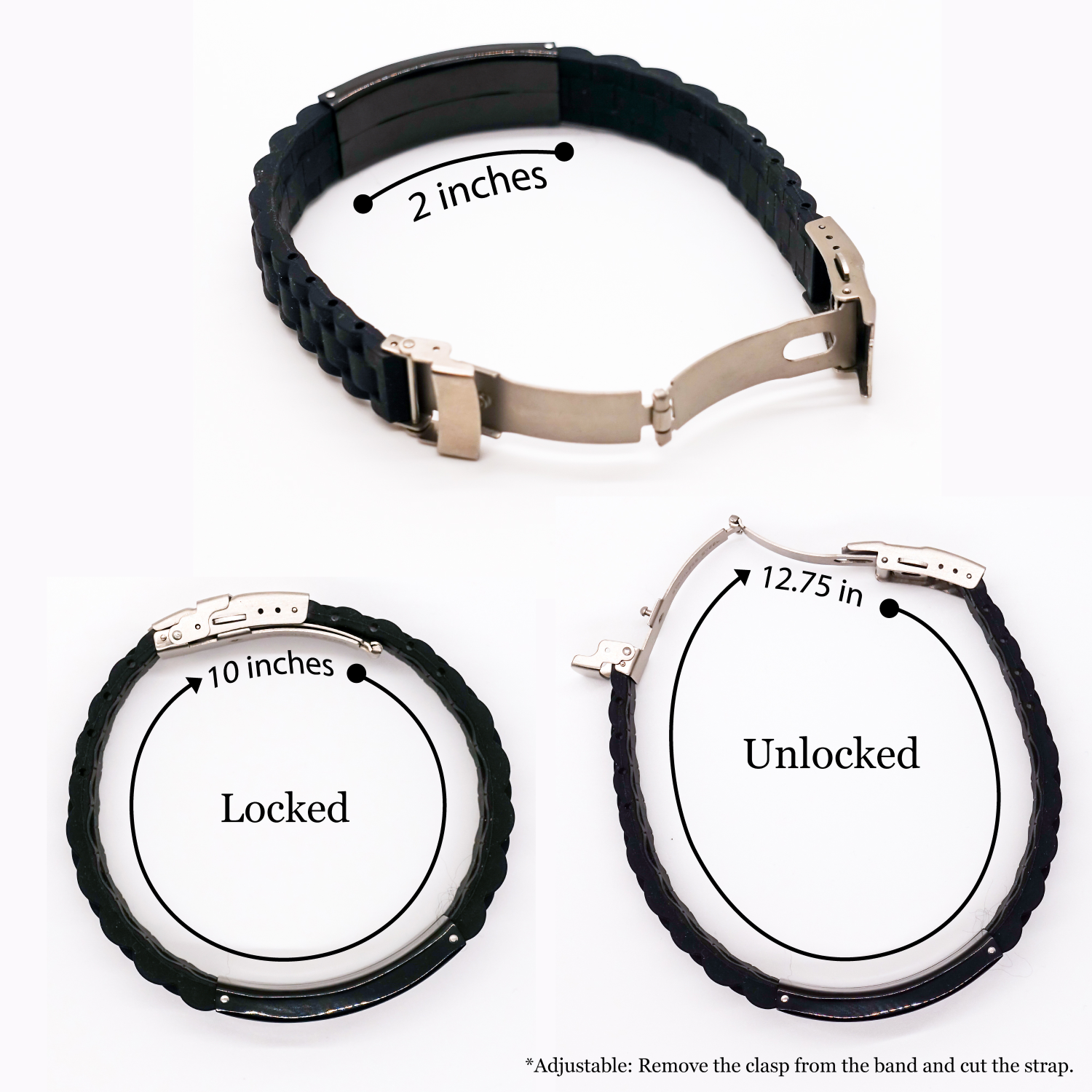 World's Greatest Trainer Glide lock Clasp Black Stainless Steel Silicone Trainer Gifts for Men from Trainer Enthusiasts - Father's Day Unique Gifts - Image 4