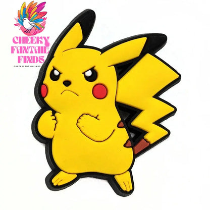 27Pcs Cartoon Pokemon Pikachu Series Shoe Charms for Clogs Bubble Slides Sandals PVC Shoe Decorations Buckle Accessories for Kid Cheeky Fantail Finds