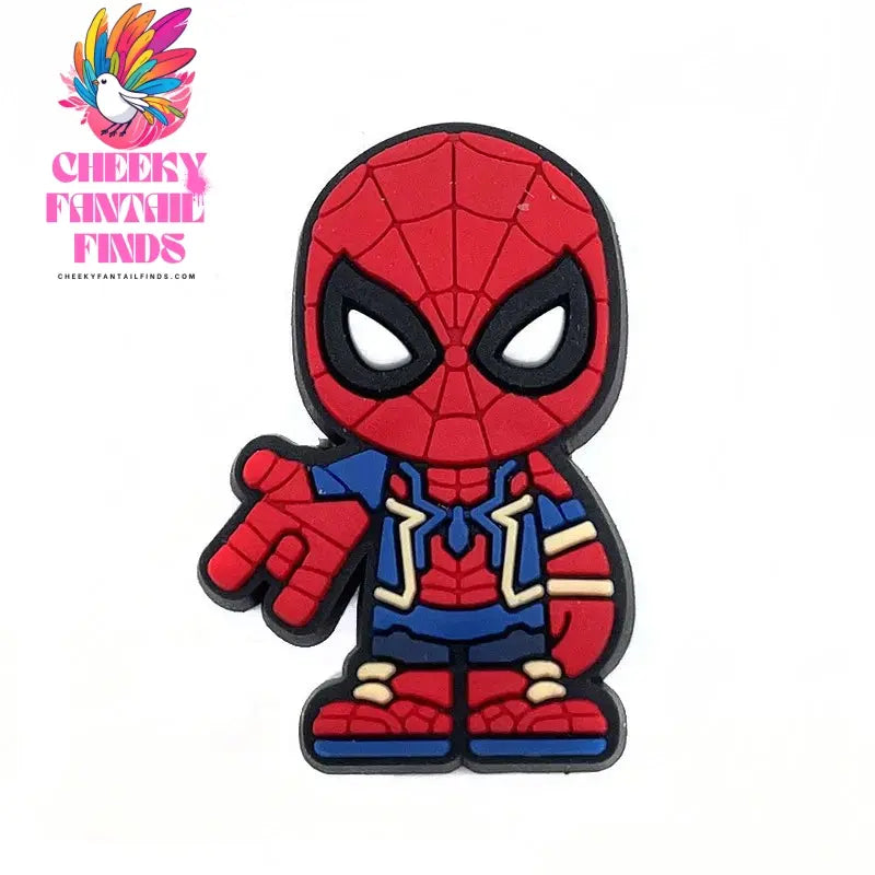 28styles Movies Super Hero Shoe Charms for Clogs Sandals Decorations shoes Accessories PVC Charms Cartoon Kids Gifts Cheeky Fantail Finds