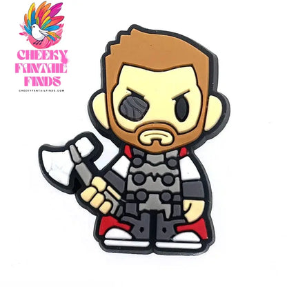 28styles Movies Super Hero Shoe Charms for Clogs Sandals Decorations shoes Accessories PVC Charms Cartoon Kids Gifts Cheeky Fantail Finds