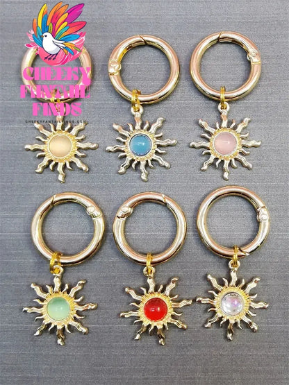 2Pcs Luxury Jewelry Sun Shoe Charms For Boots Personality Shoe Pendant Decoration Alloy Buckle Decor Women Shoes Diy Accessories Cheeky Fantail Finds