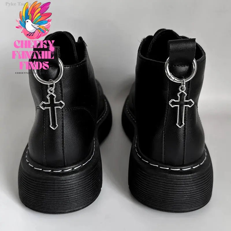 2pcs Metal Hollow Stars Silver Hearts Pendant Boots Shoes Buckles Decoration Party Jewelry Diy Snap Hook Women Shoes Accessories Cheeky Fantail Finds