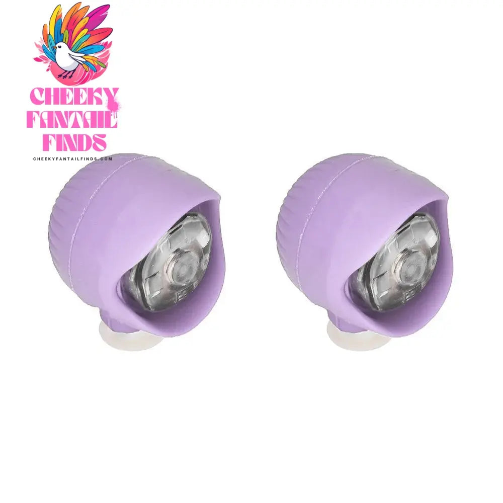 2pcs PVC LED Shoe Lights Charms Accessories for Night Rides, Walks & Dog Walks,Shoes Charms, 3 Lighting Modes - Cheeky Fantail Finds