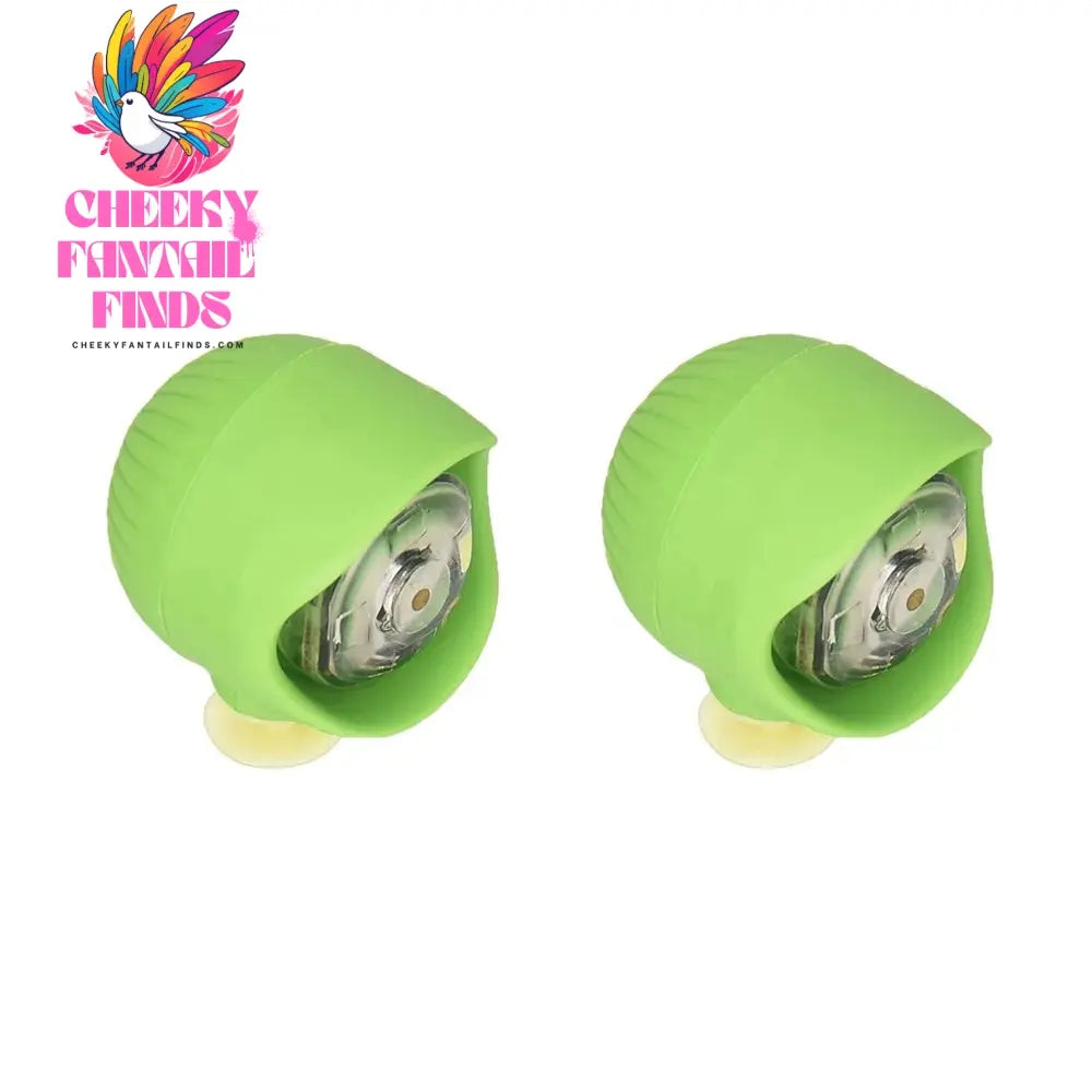 2pcs PVC LED Shoe Lights Charms Accessories for Night Rides, Walks & Dog Walks,Shoes Charms, 3 Lighting Modes - Cheeky Fantail Finds